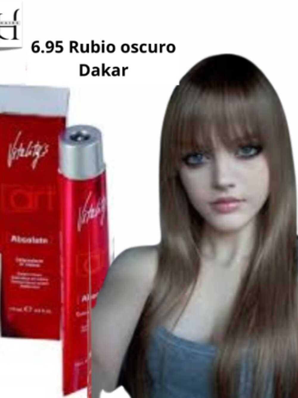 Tinte Vitality's 6.95 Rubio oscuro Dakar colores para cabellos 100 ml